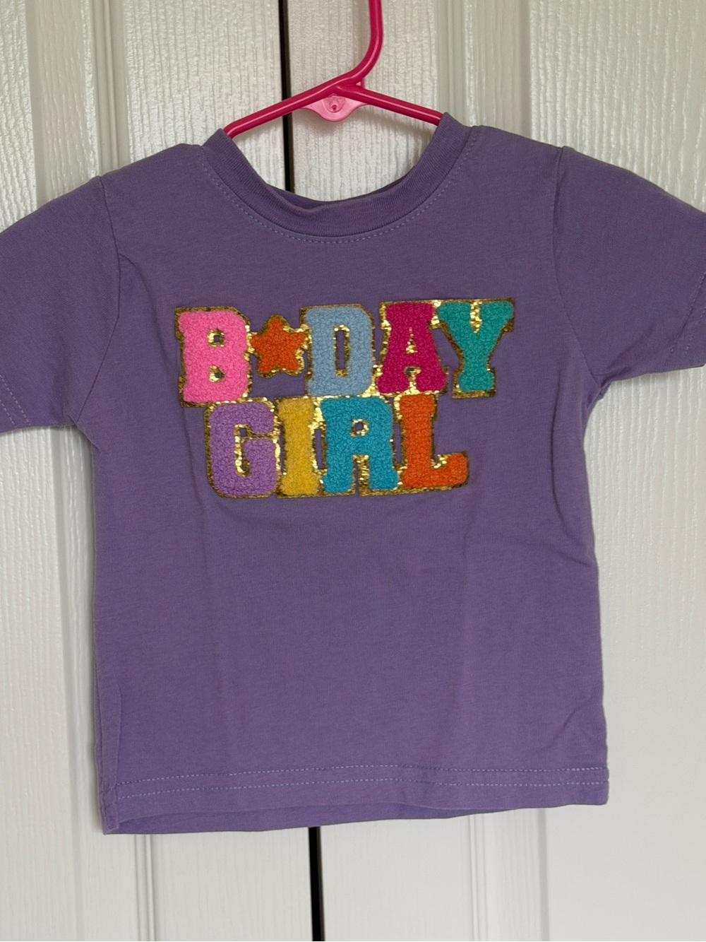 Sweet wink Birthday Girl Purple Kids Tee